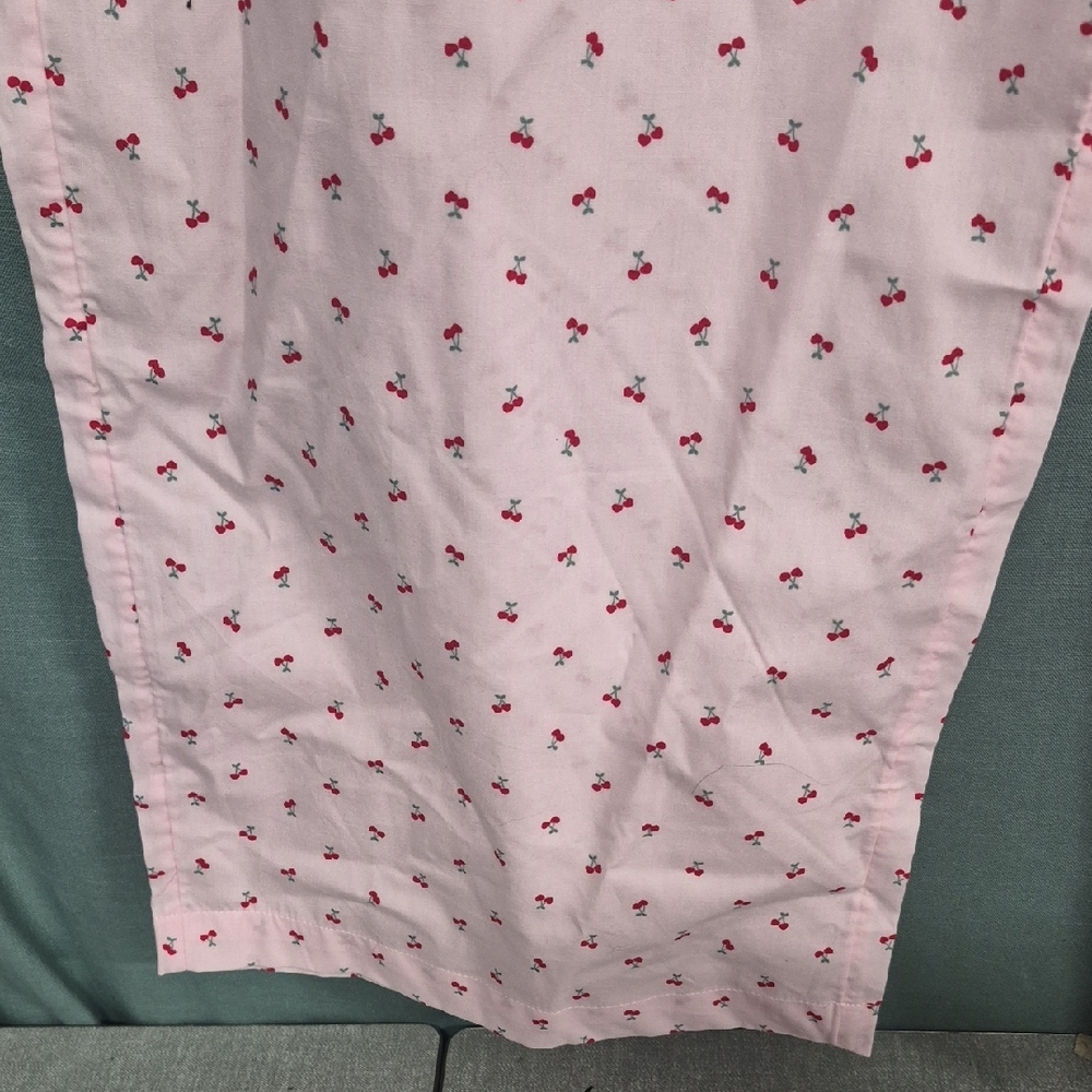 No Boundaries Pink Pajama Pants with Red Cherry Print - Picture 5 of 9
